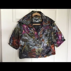 Samuel Dong Multicolor 2 Pocket Jacket Sz Small